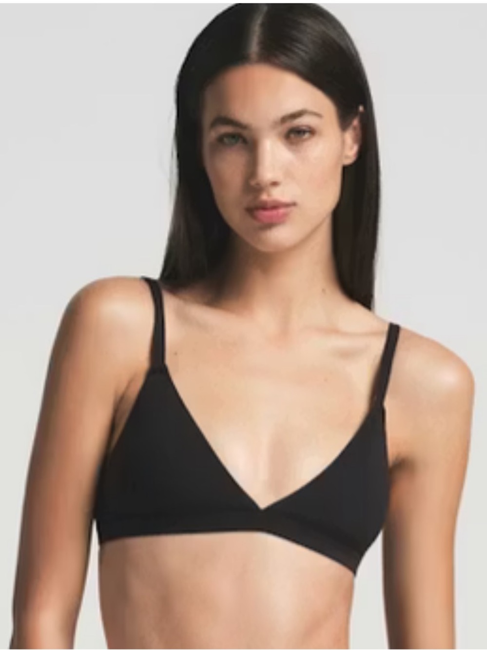 SKIMS FITS EVERYBODY Triangle Bralette - Onyx